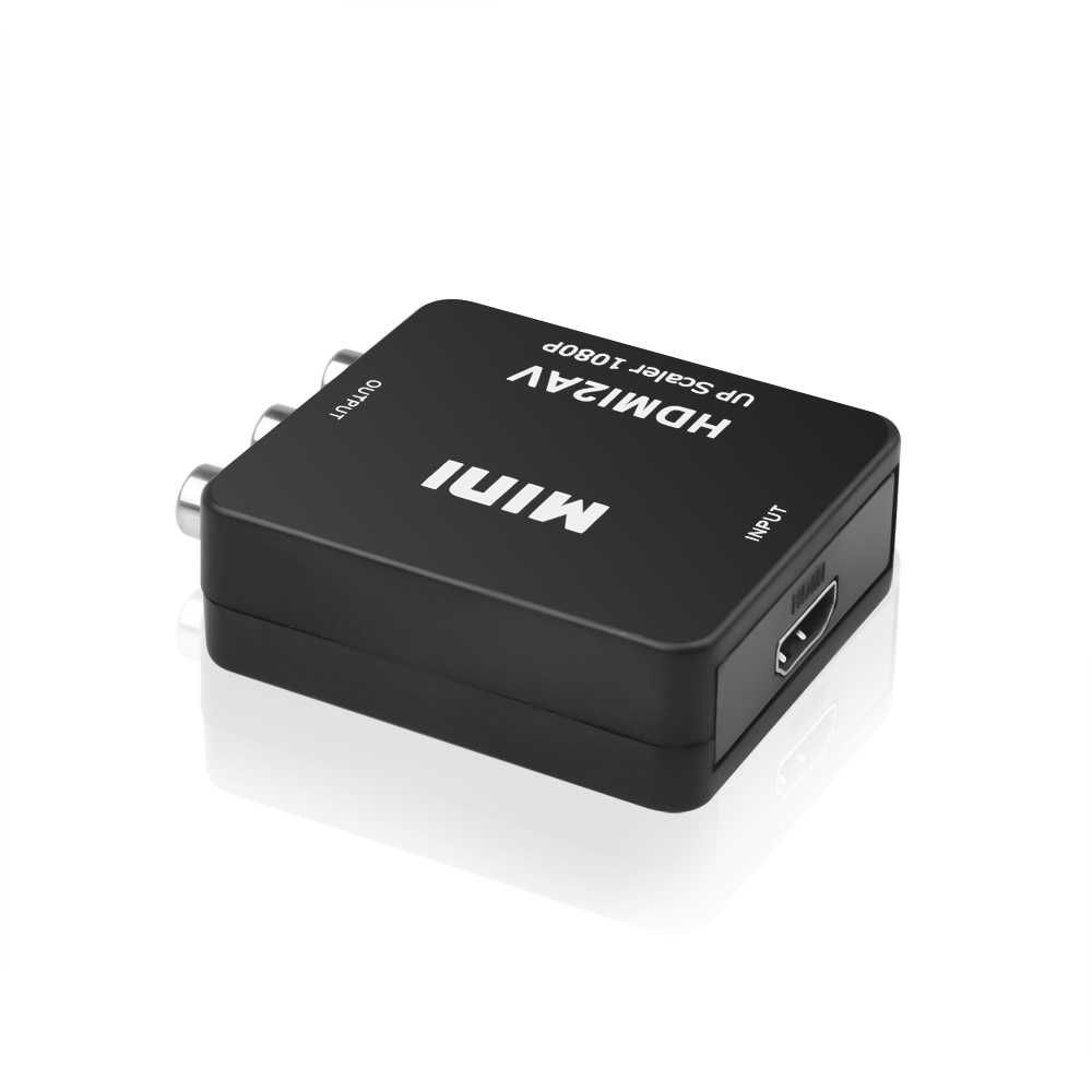 HDMI към AV RCA 3 чинча или обратно aдаптер FULL HD чинчове конвертор