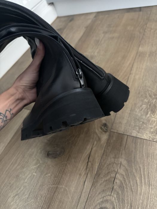 Cizme din piele balenciaga