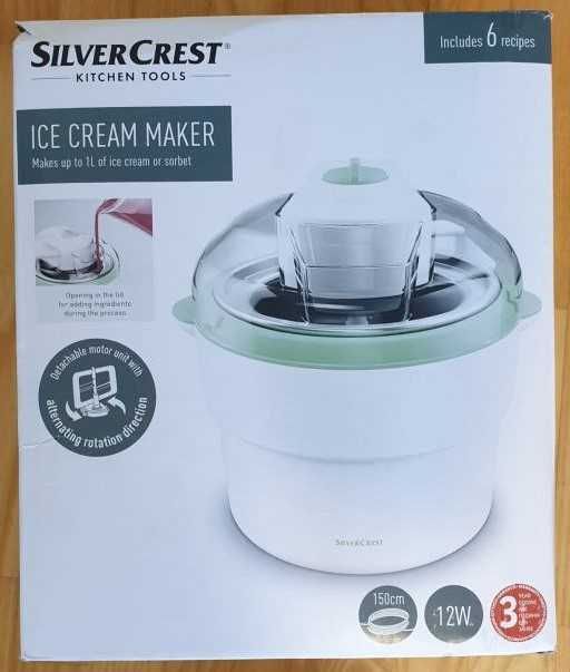 Aparat de facut inghetata - Ice cream maker 1 litru SilverCrest