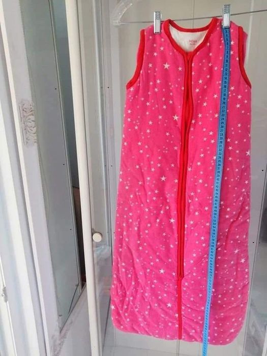 Saci dormit roz , 3 bucăți, 100 cm lungime