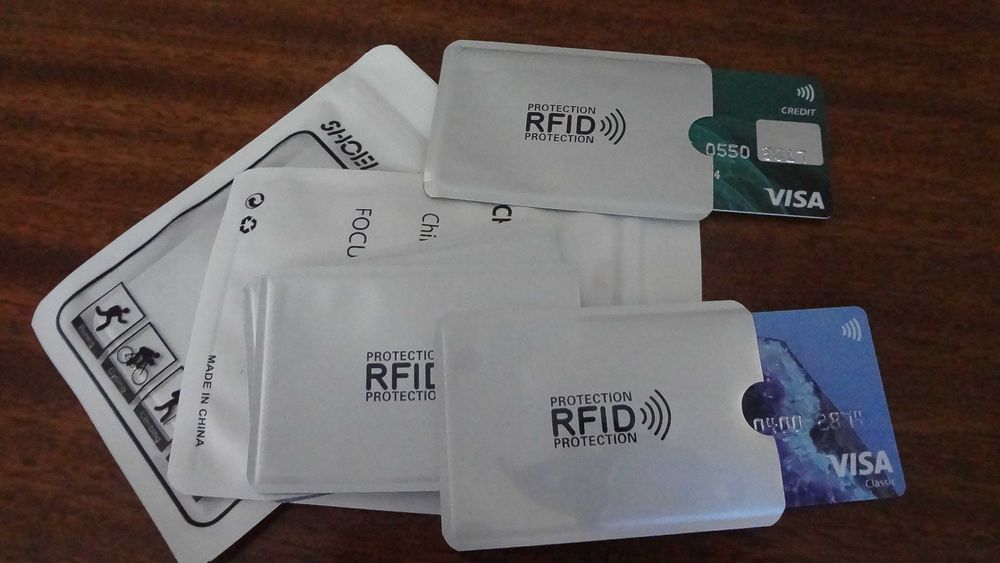 RFID защита за безконтактни банкови карти (4 броя)