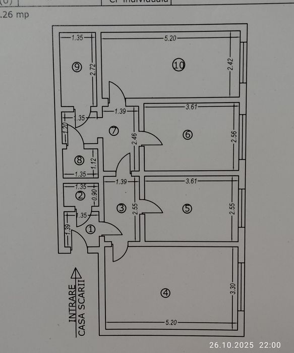 Vând apartament 3 camere