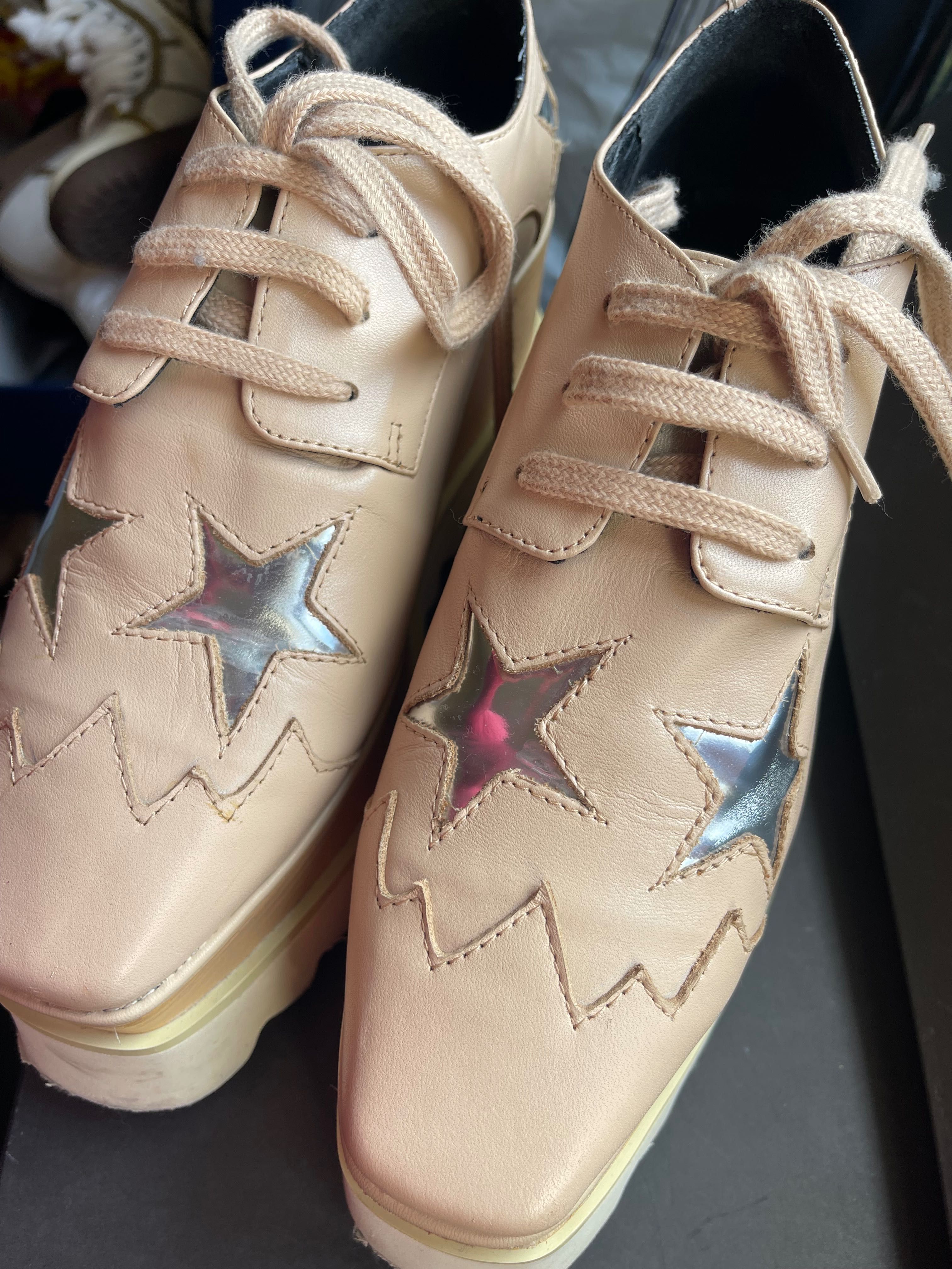 Stella Mccartney Сникърси 35 черни и беж