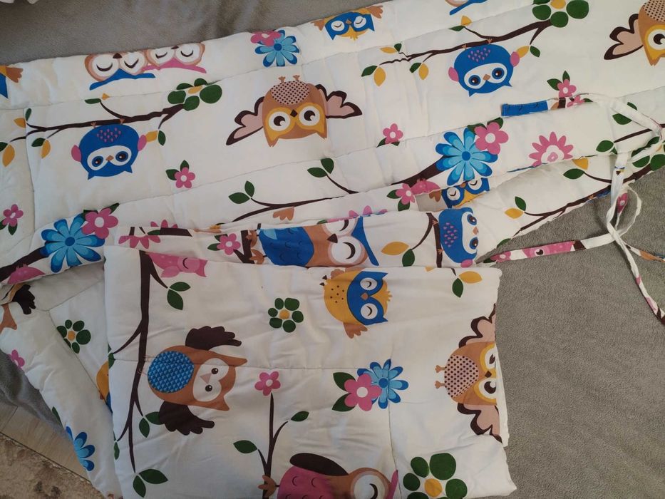 Set apărătoare pătuț+ pilotă și husa saltea