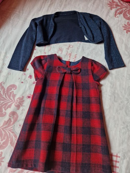 Детска официална рокля с болеро