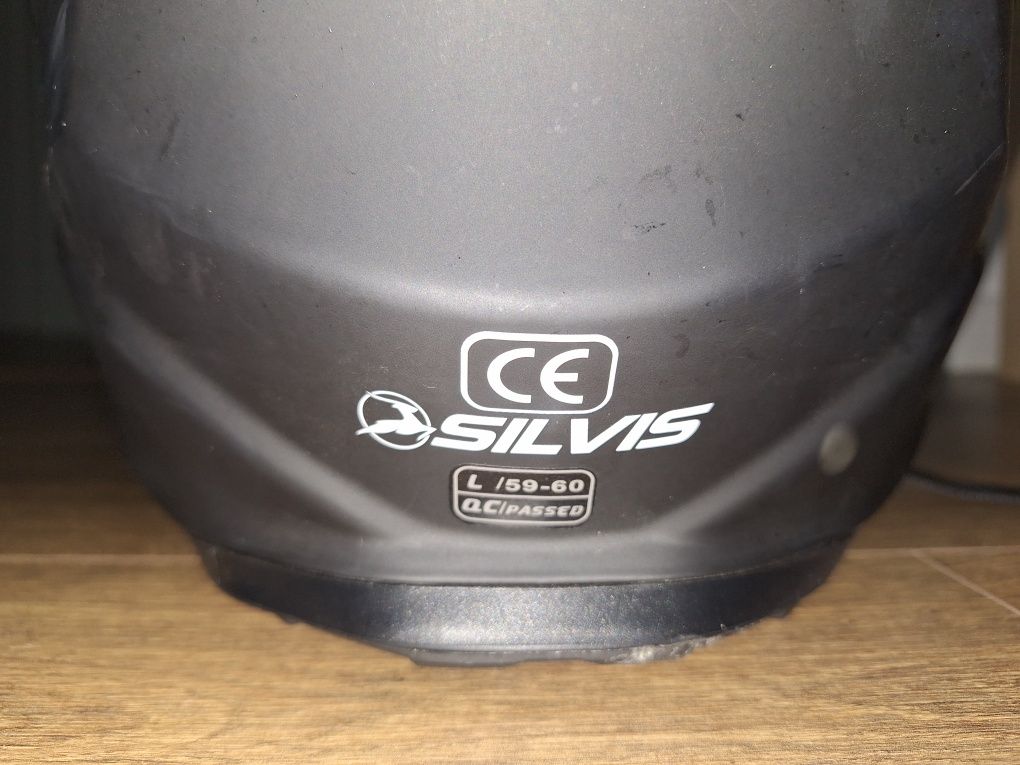 Pachet Casca SILVIS MTB L Negru mat + ochelari Wedze