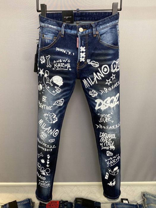 Blugi Dsquared2 , calitate premium , noi , L