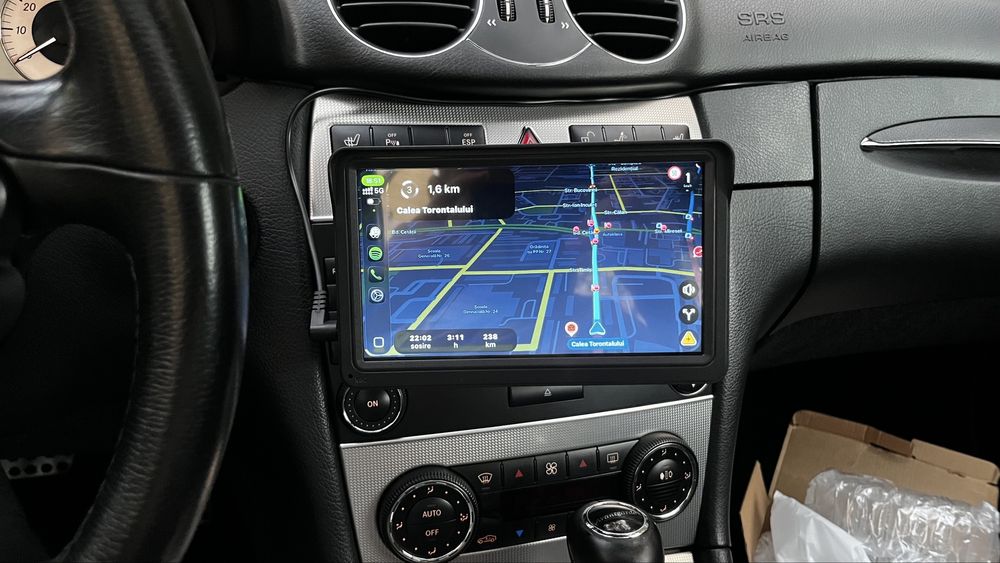 Monitor CarPlay, Android Auto...camera marșarier, Mercedes, BMW, VW