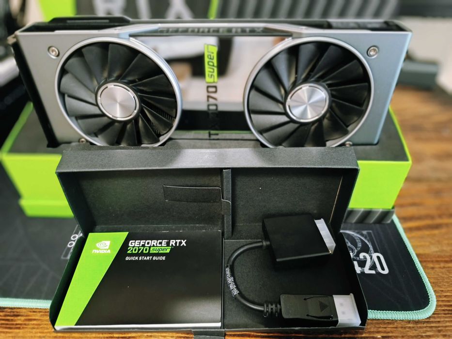 NVIDIA RTX 2070 Super Founders Edition Колекционерска карта, Гаранция!