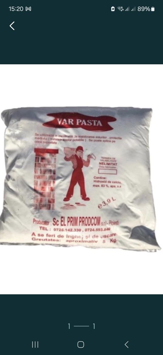Var Pasta 5 kg și pt igienizarea pomilor