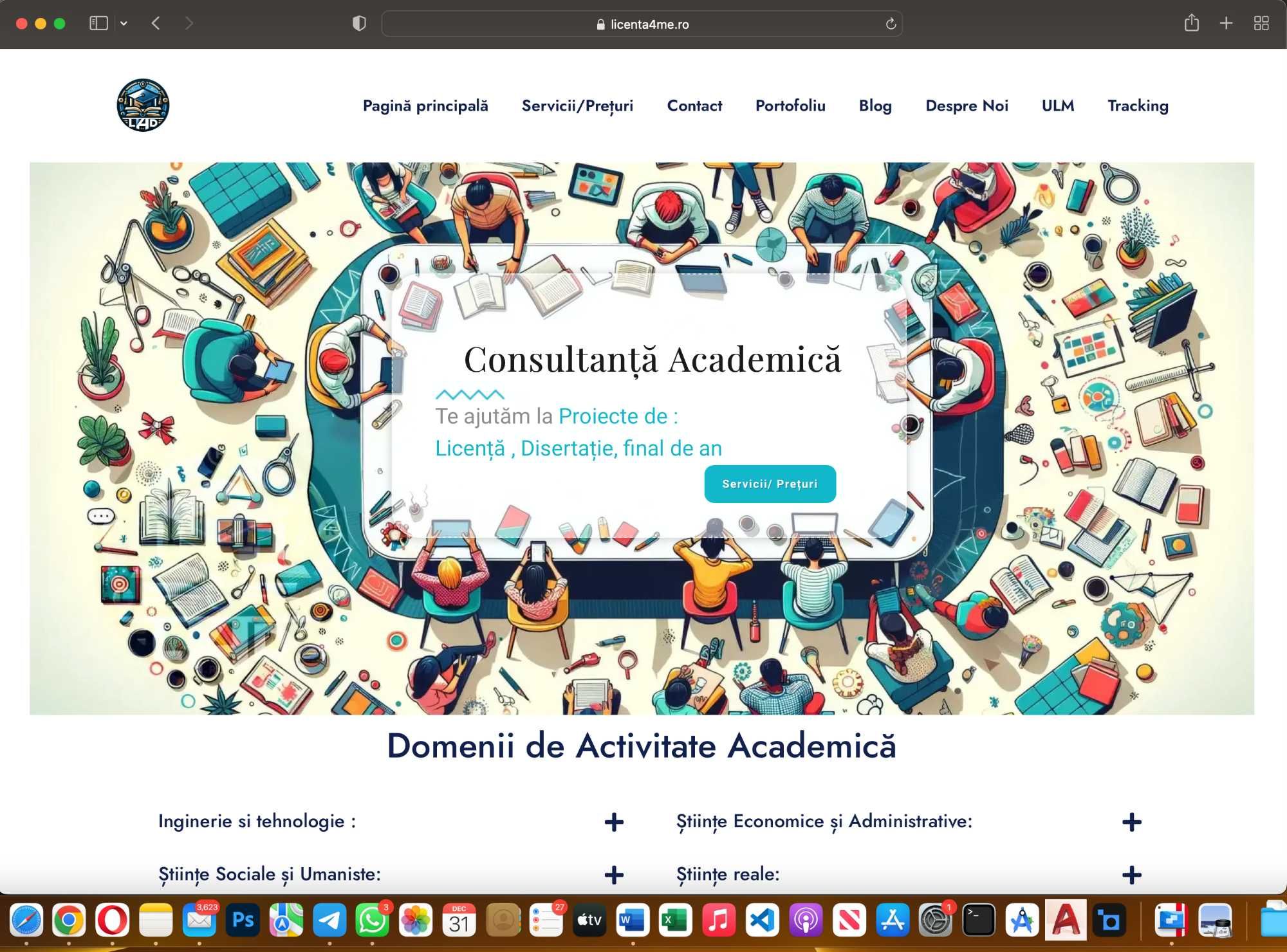 Licență Programare, Disertație Informatică & Aplicații Software