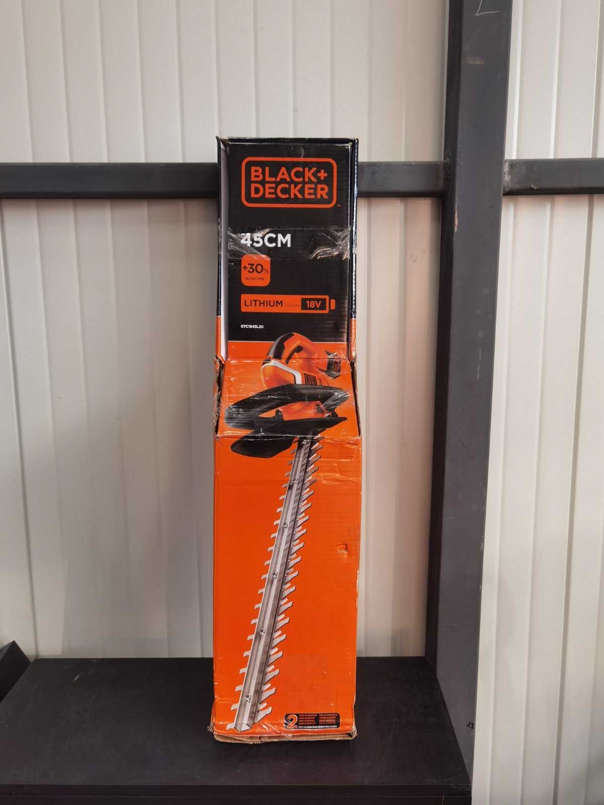 BLACK+DECKER 18V ​​ножица за жив плет с 2.0Ah, 45cm, GTC1845L20