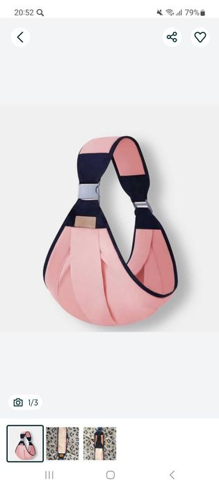 Слинг-рюкзак, рюкзак-кенгуру для новорожденных.