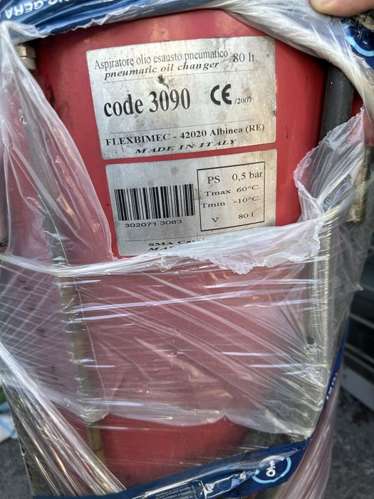 Pompa de ulei uzat pneumatic, model FLEXBIMEC code 3090