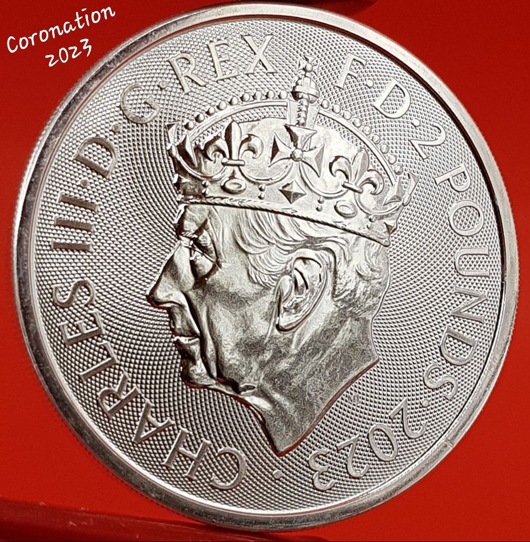 Marea Britanie Britannia monede lingou argint 999