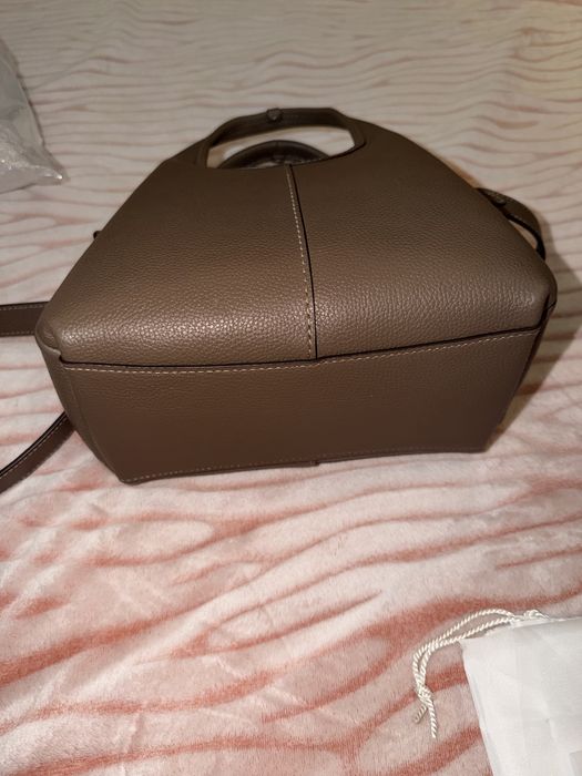 Coach Lana Shoulder Bag , цвят Dark Stone