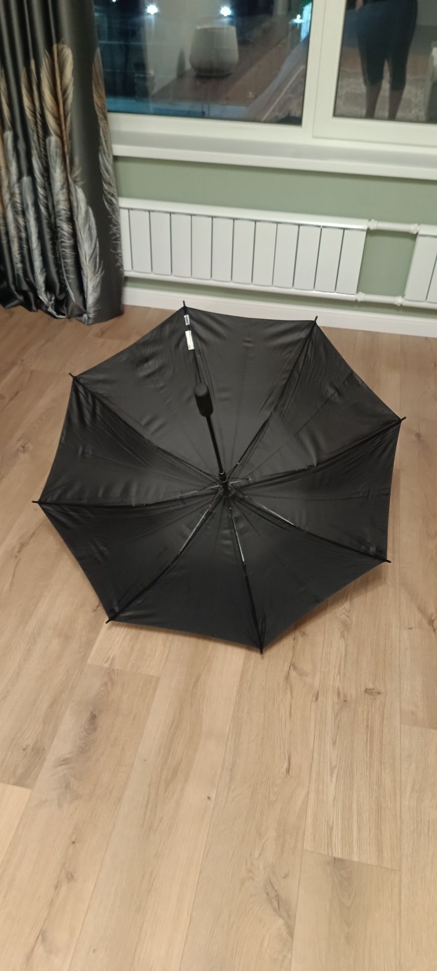 Новый Складной зонт IKEA КНЭЛЛА Knalla черный Дождевик