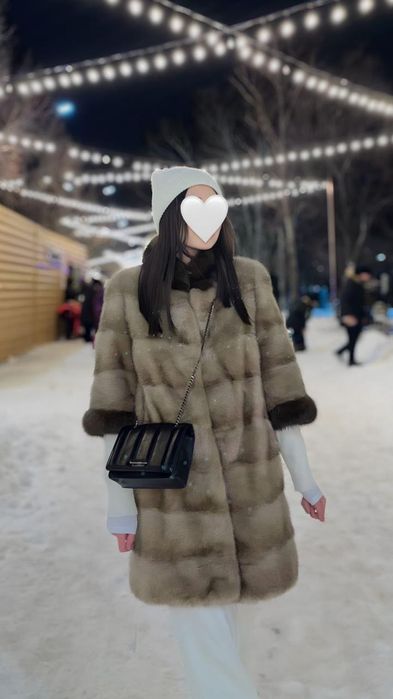 Норковая шуба в отличном состоянии!