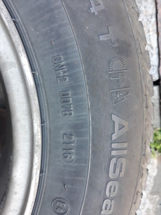 4 Anvelope M+S 175/80/14 cu jante aliaj 5x100