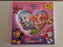 Carte cu 5 puzzle-uri Paw Patrol