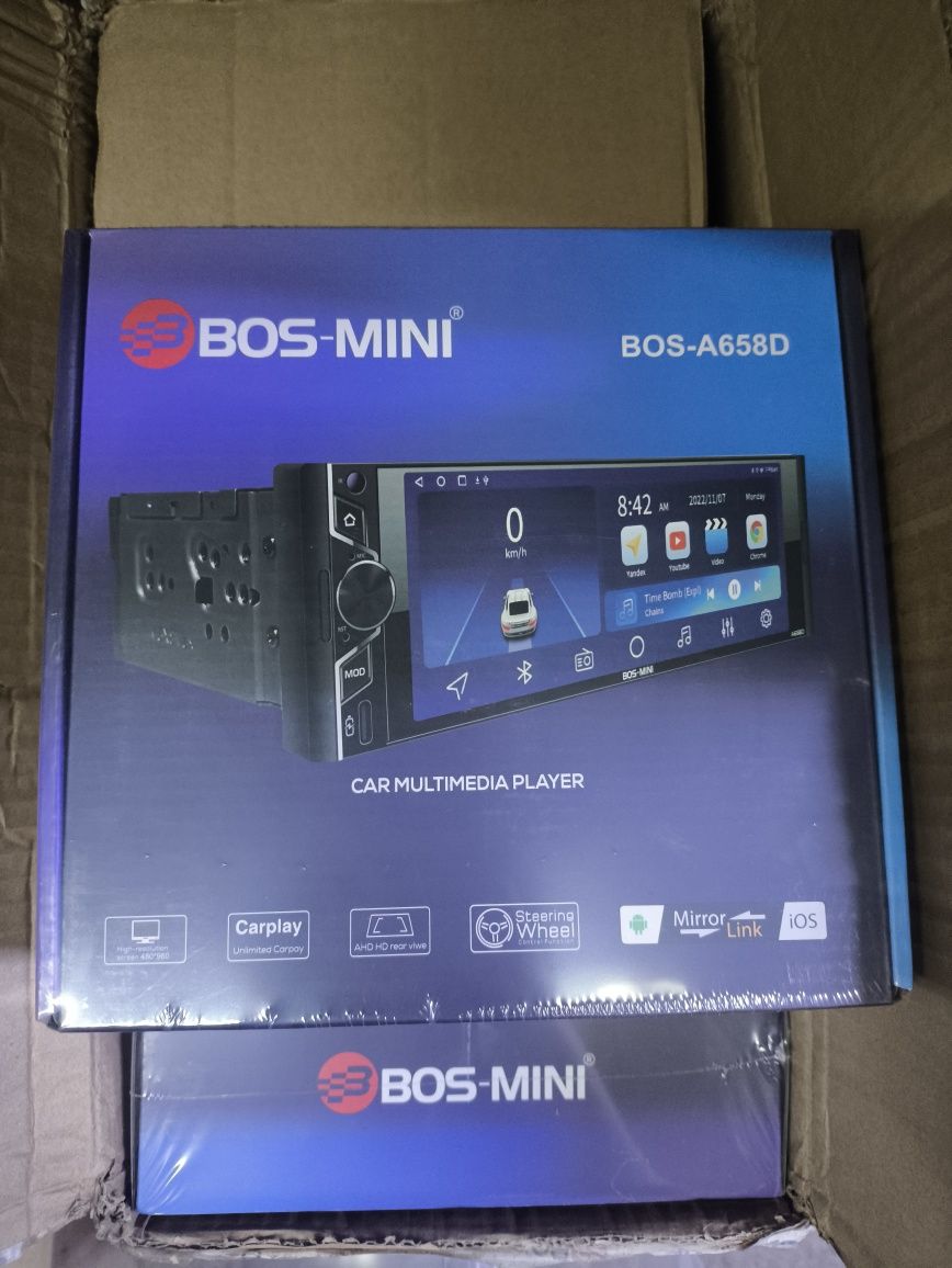 Магнитола Андроид Bos-Mini (1DIN)
