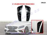 Тунинг Добавка Сплитер Предна Броня Mercedes AMG C W205 Мерцедес В205