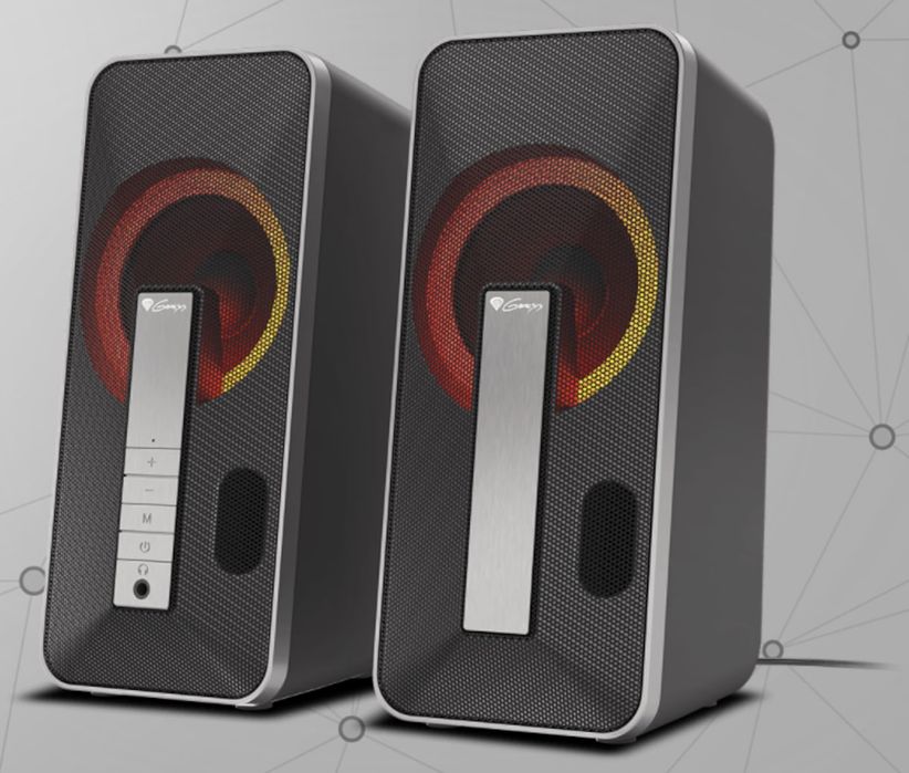 Boxe Gaming Genesis HELIUM 100BT, 10W, 2.0, Bluetooth, RGB, Negru