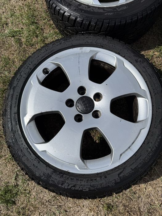 Audi 17 5x112 джанти със нови зимни гуми
