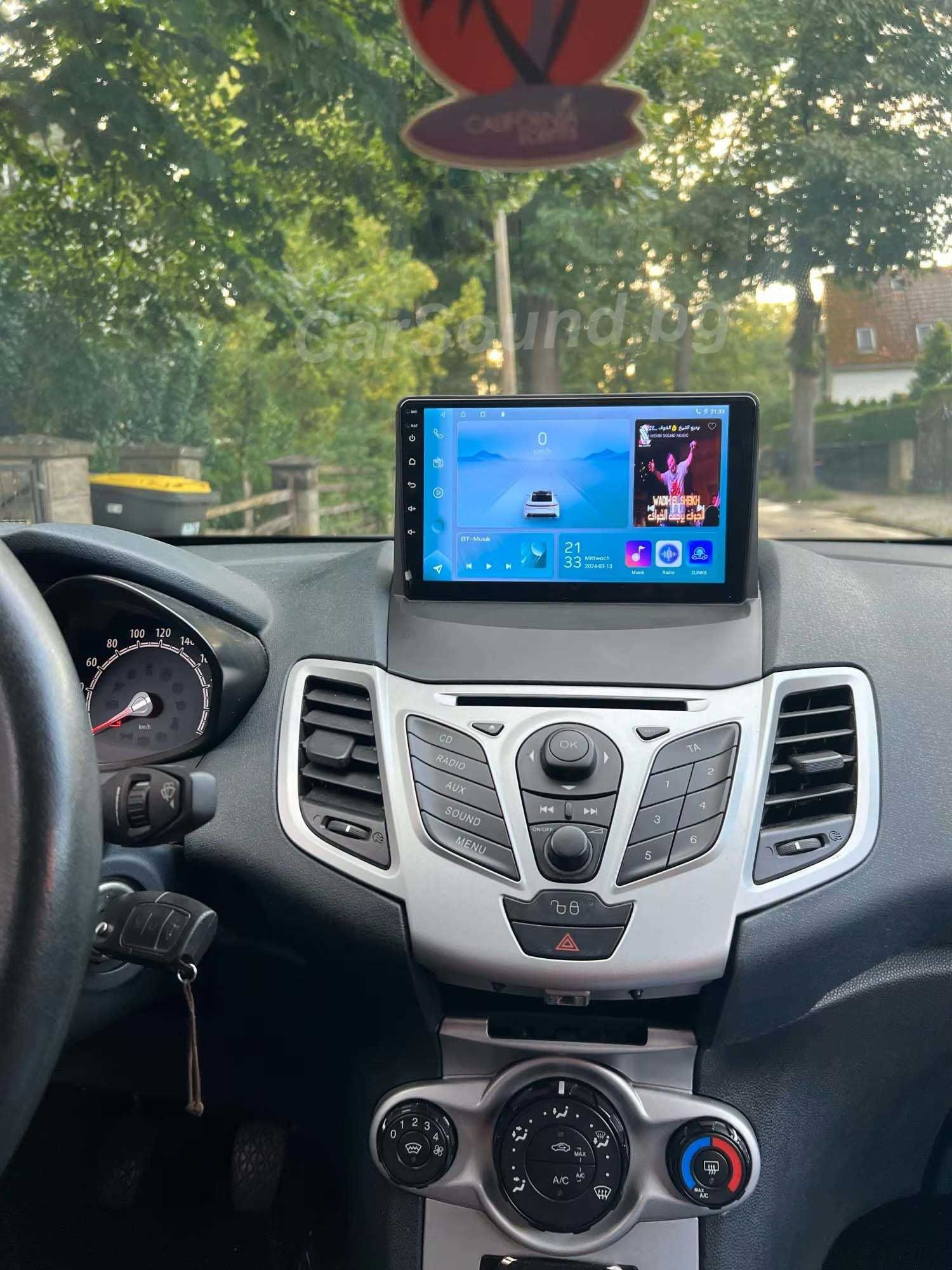 Ford Fiesta - 9" Android 14 Мултимедия Форд Фиеста 5 Навигация Андроид