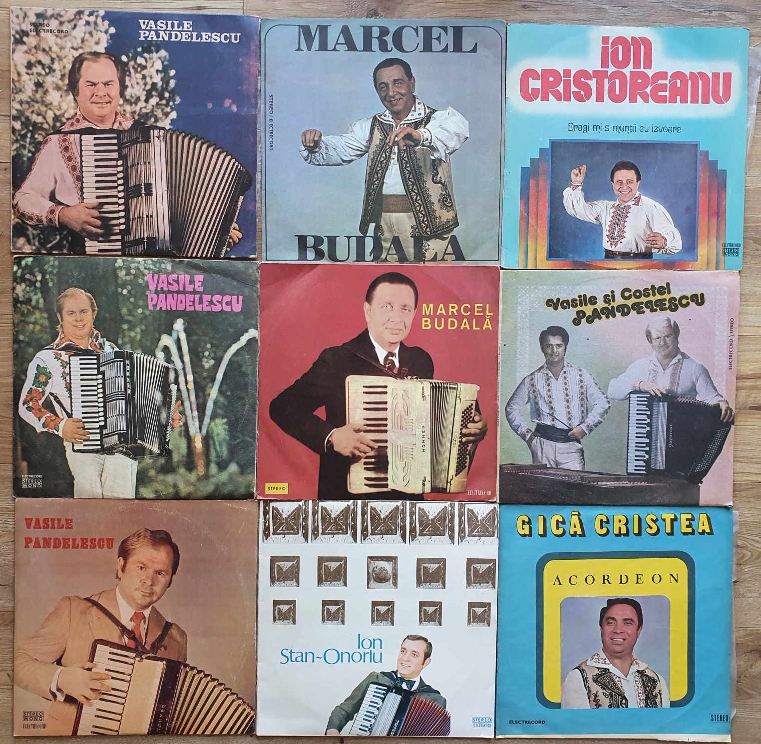 Disc vinil Marcel Budala Vasile Pandelescu Ilie Udilia Gabi Lunca