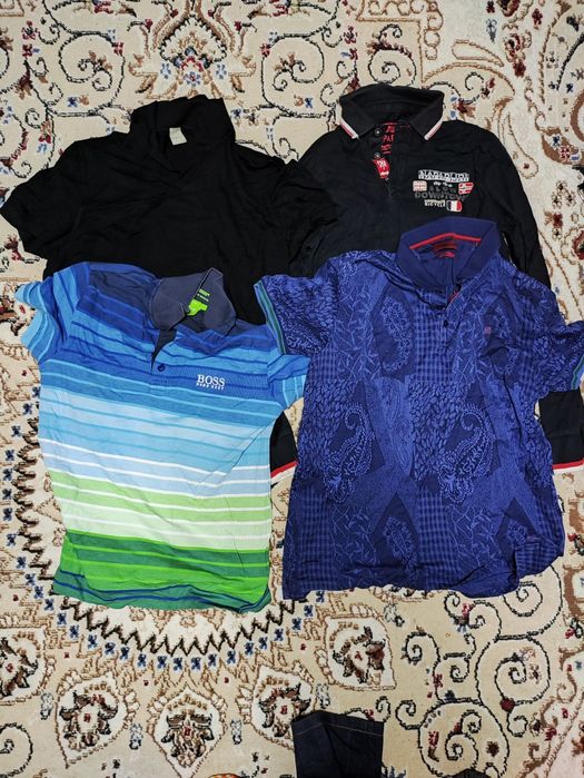 Поло Hugo Boss, Bugatti, Napapijri. Оригинал. Размер S. Состояние 9/10