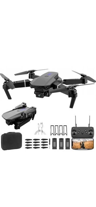Мини дрон с 2 камери, 4K,дистанционно управление, 3 батерии и 1 кутия