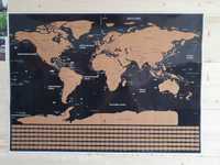 Harta razuibila | Harta lumii cu steagurile lumii