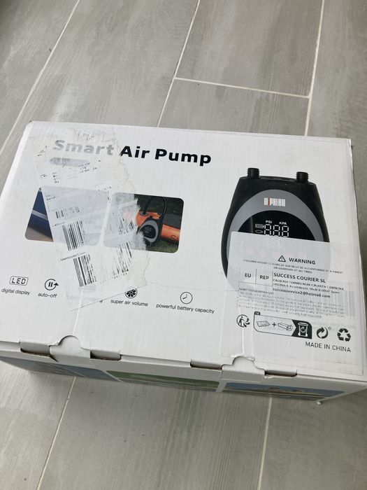 Pompa cu acumulator pt barci placa sup baloane colace