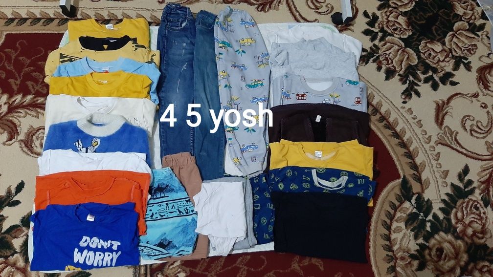 Kiyimlar holati yaxshi