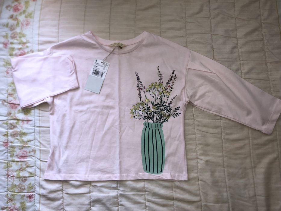 Блузки с дълъг ръкав за момиче 5-6г (110-116)