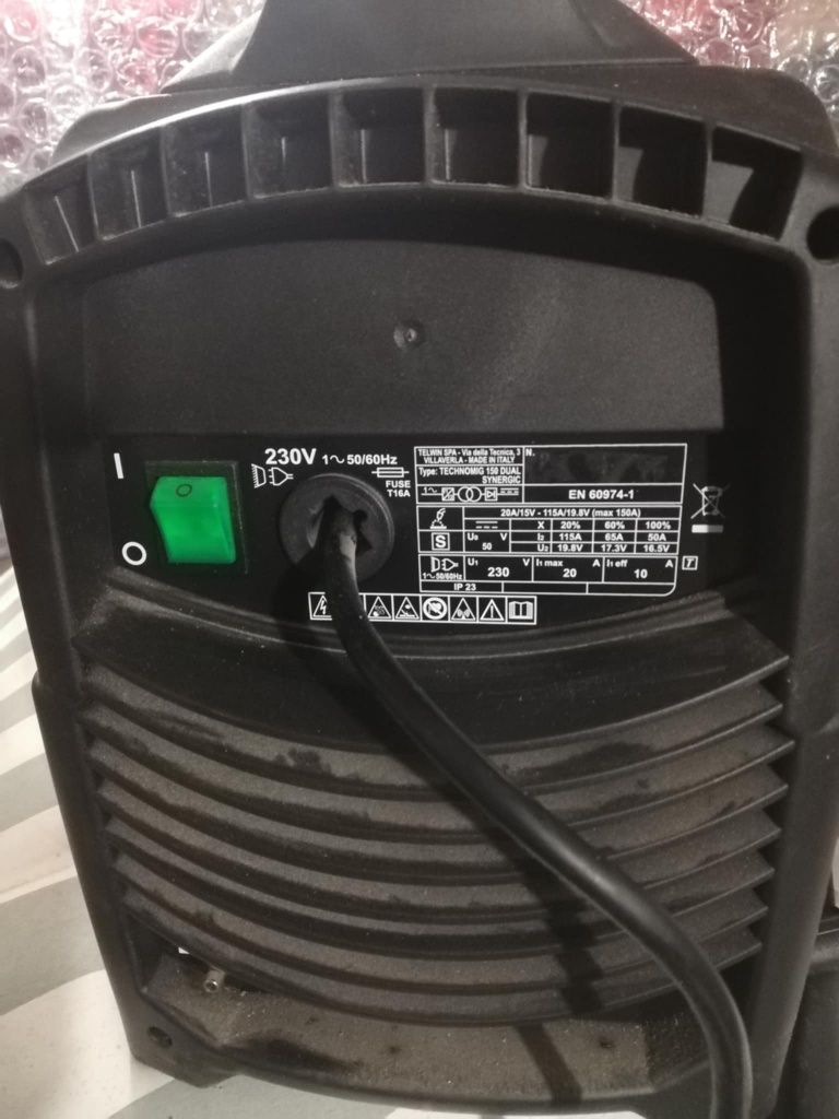 Заваръчен апарат Telwin TECHNOMIG 150 DUAL SYNERGIC MIG-MAG 150 A, 230