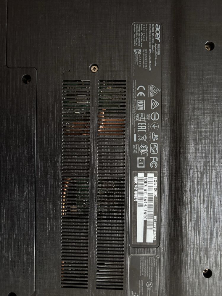 Acer aspire e5 - 576