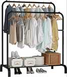 Стоманен Щендер Закачалка за Дрехи (Hanger_Black)