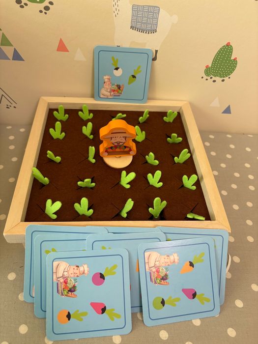 Игра за памет .Дървена интерактивна игра