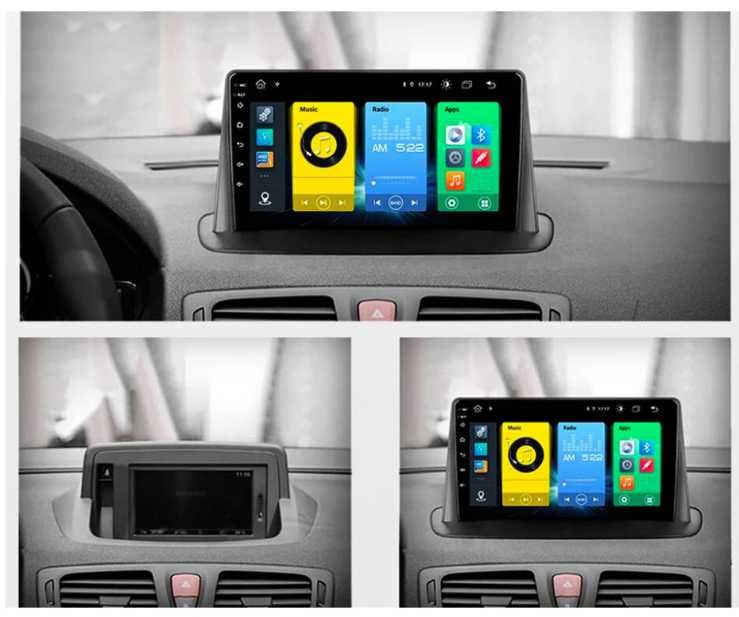 9-инчова мултимедия за Renault Megane 3  Fluence (2009–2016) + камера