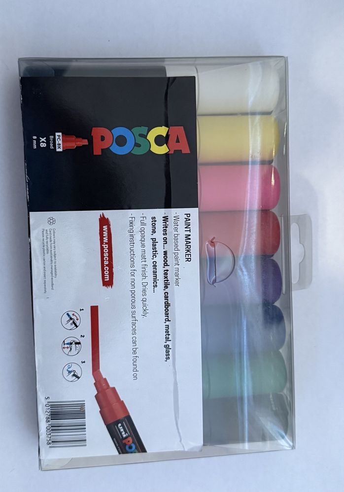 Posca pachet de 8 bucati groase