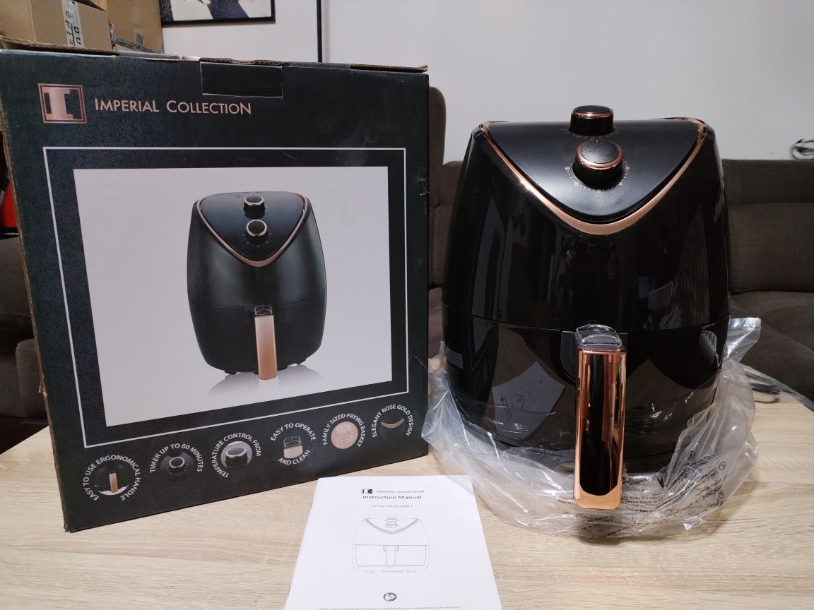 Airfryer (friteuza cu aer cald) Imperial collection, NOUA, 5.5litri