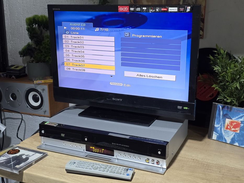Combo player LG V192h, dvd ,vhs recorder vcr , hdmi, stereo hifi