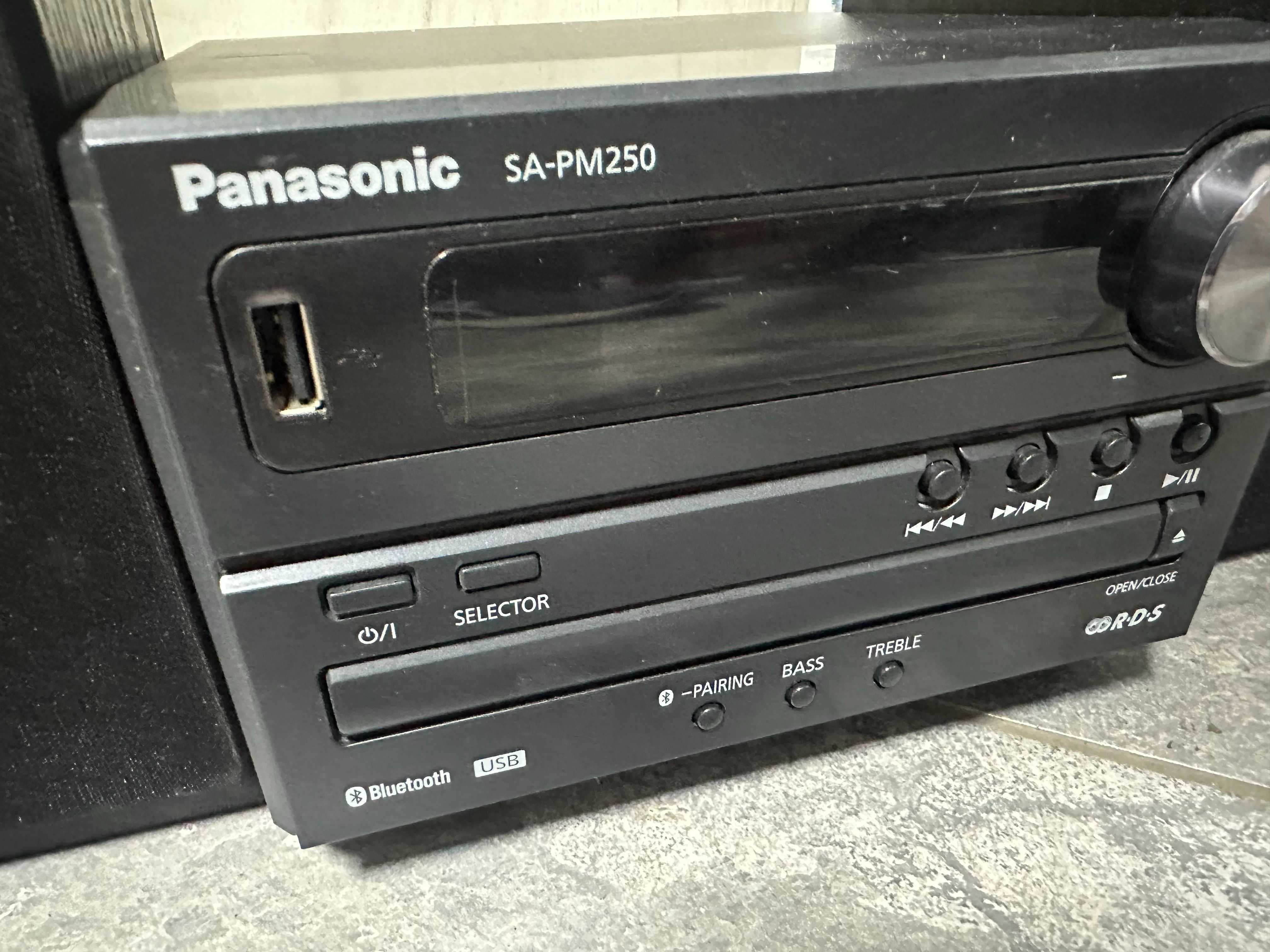Panasonic SC-PM250EG-K, Bluetooth, Черна Radio/Cd/USB/Bluetooth/Aux
