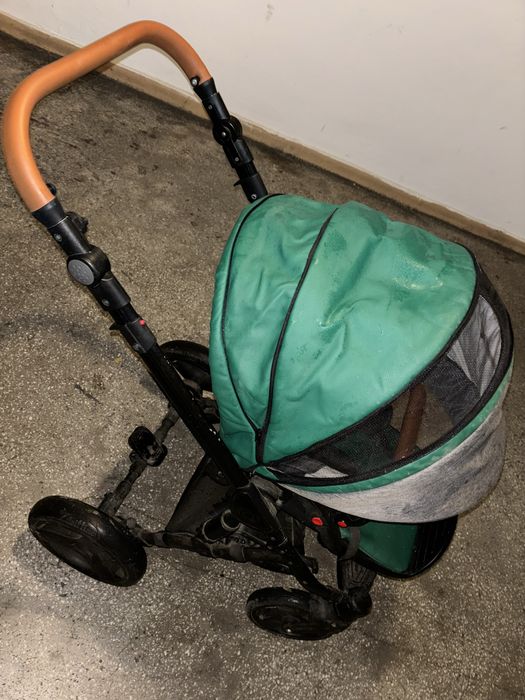 Cărucior 3 în 1 Krausman Nexxo Green - in perfectă stare