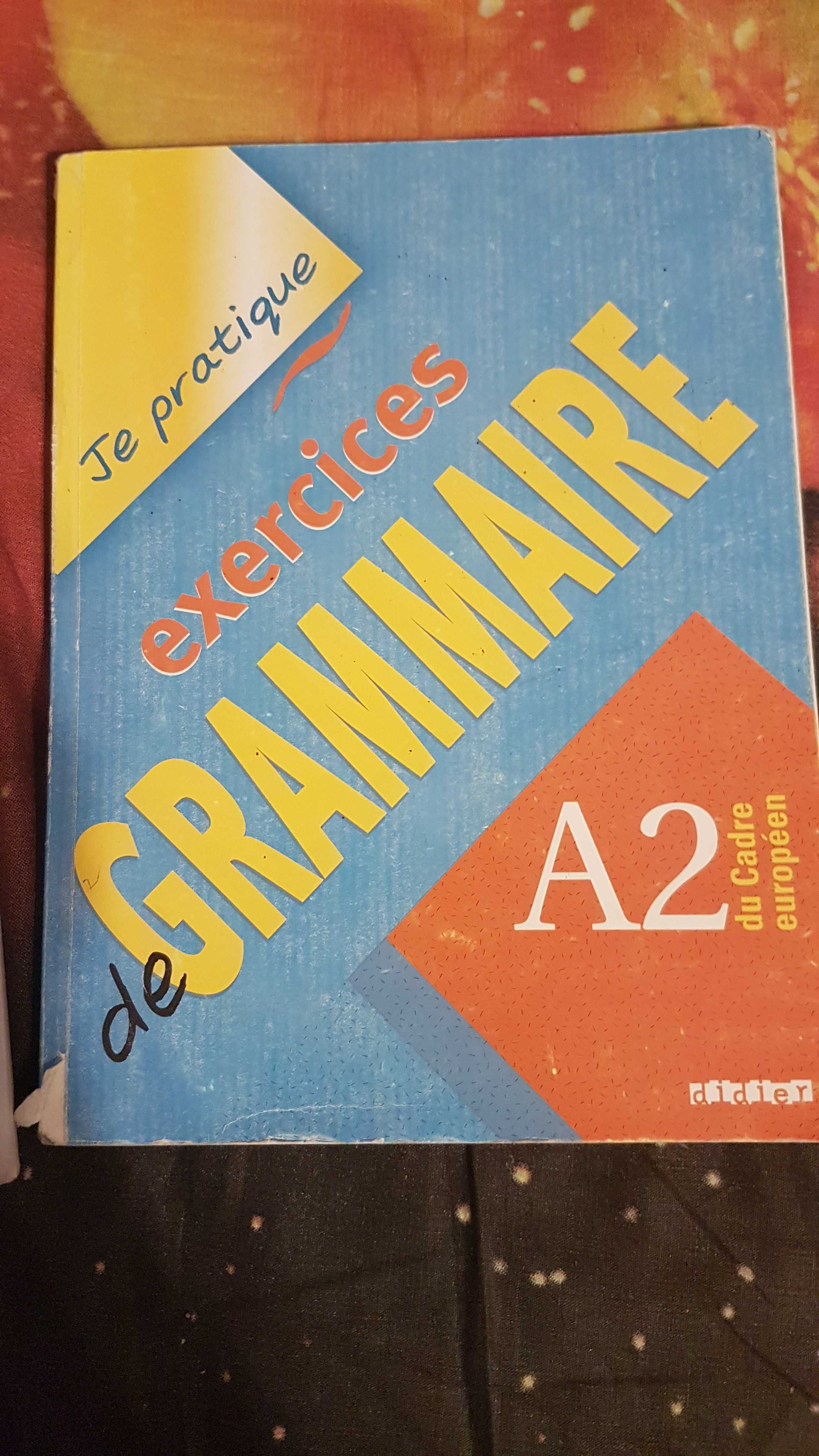 Учебни тетрадки френски език Exercise de grammaire A1 и А2