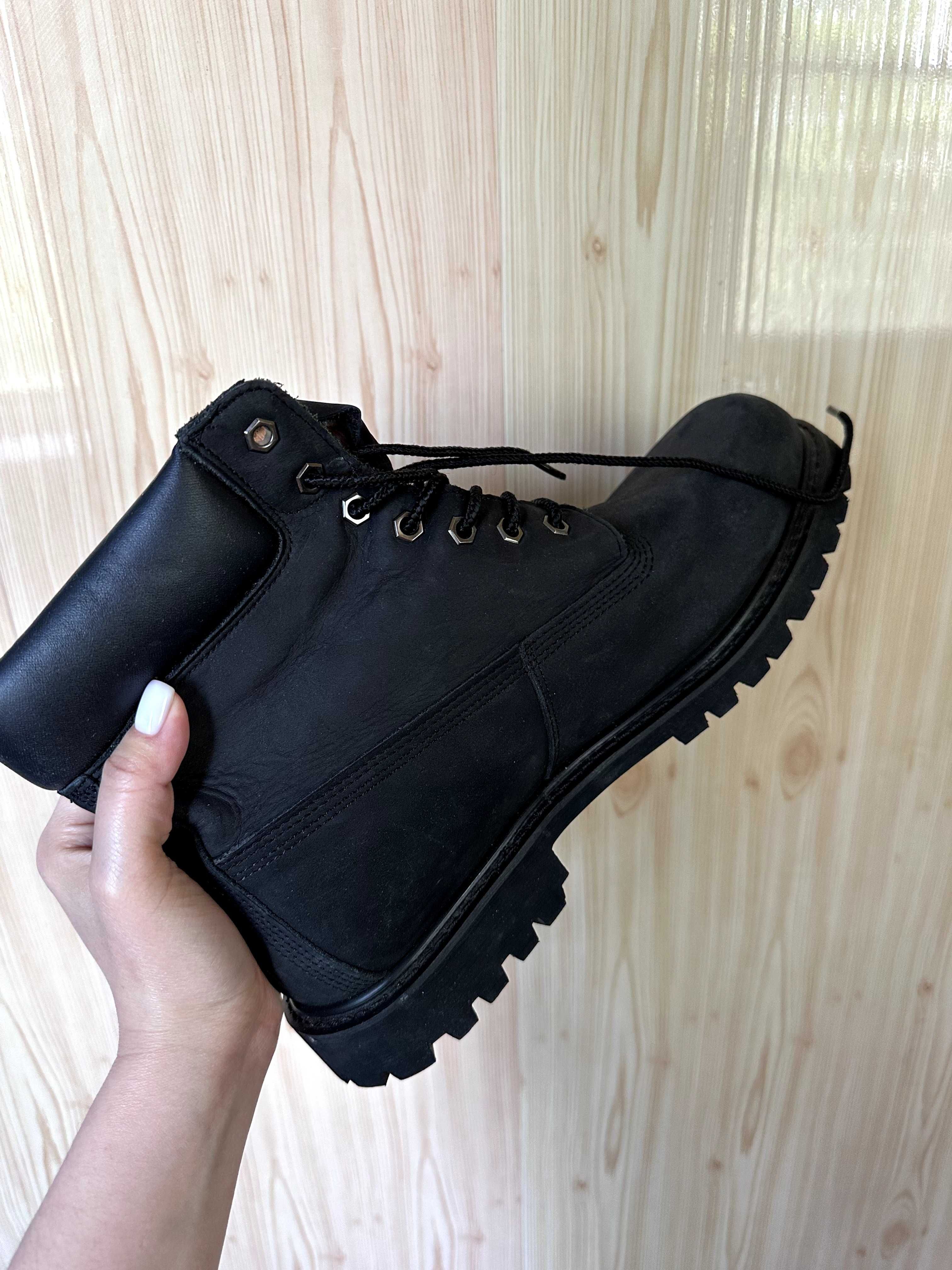 Timberland Мужские черные ботинки (оригинал) куплены в Корее 44 размер