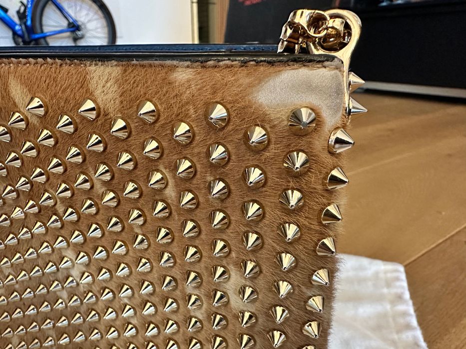 Christian Louboutin Triloubi Large Pony hair geanta