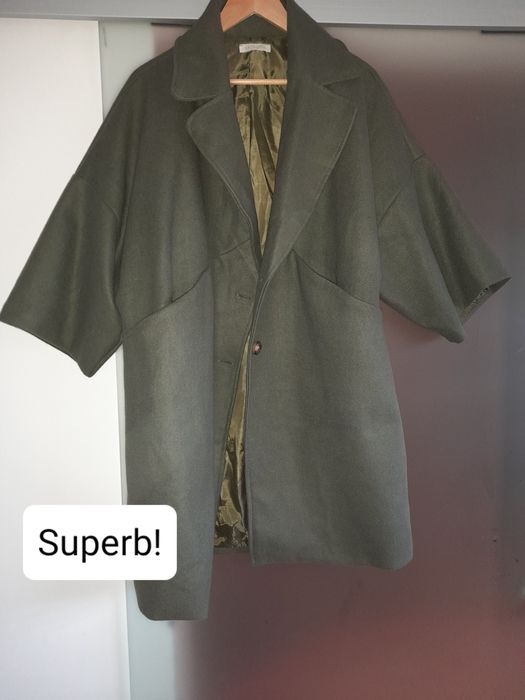 Mantou/ pardesiu modern cu maneci 3/4